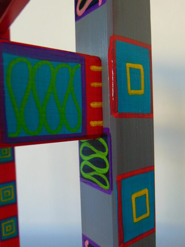 Hocker Bonita <br> H: 45 cm, B: 31 cm, T:31 cm <br>